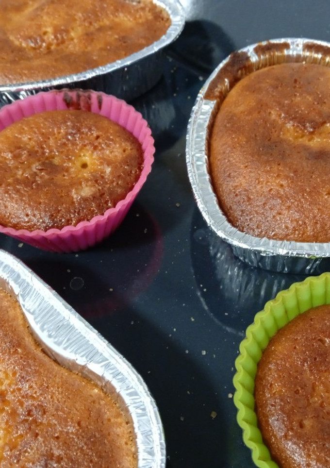 Una foto de Magdalenas de mandarinas