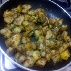 Jeera aloo A picture of Jeera aloo.