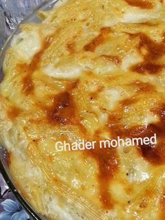 صورة لوصفة معكرونه بشاميل