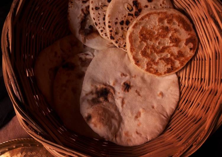 Recipe of Quick Cheesy kulcha on tawa