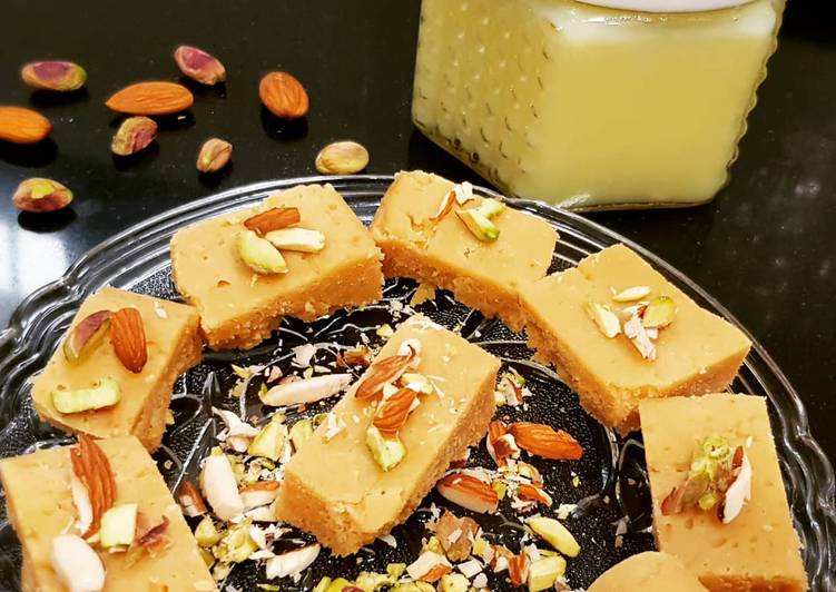 Recipe of Super Quick Homemade Mysore Pak