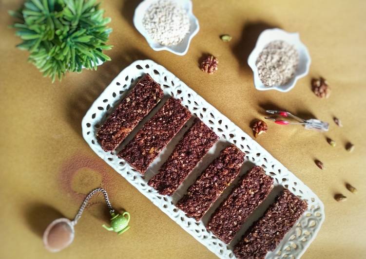 How to Prepare Quick Millet Chocolate Granola Bars