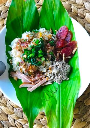 Hình của món Xôi mặn Sài Gòn (bằng nồi cơm điện).