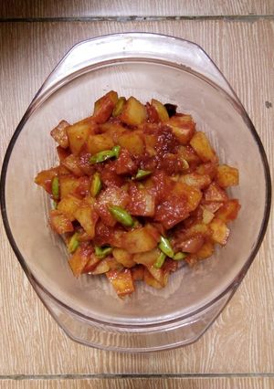 Foto resep Kentang Pete Balado