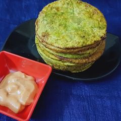 A picture of Green Peas puri.