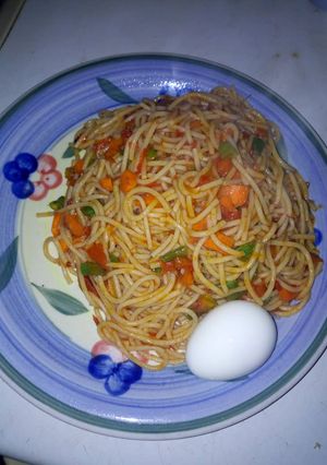 A picture of Spagetti.