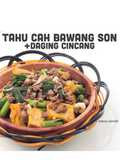 Tahu Tumis Bawang Son dengan Daging Cincang