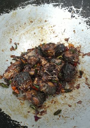 Foto resep Ikan banyar goreng kering pedas manis