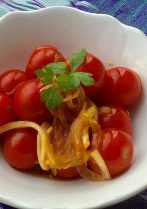 A picture of Japanese Soy Mini Tomatoes.
