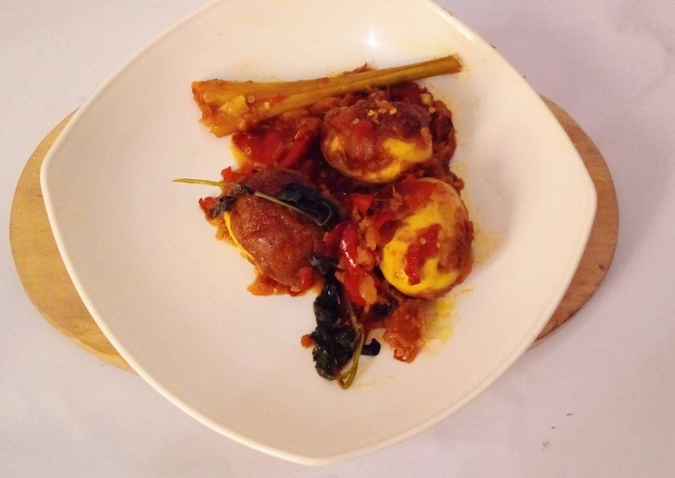 Telur bumbu rica rica