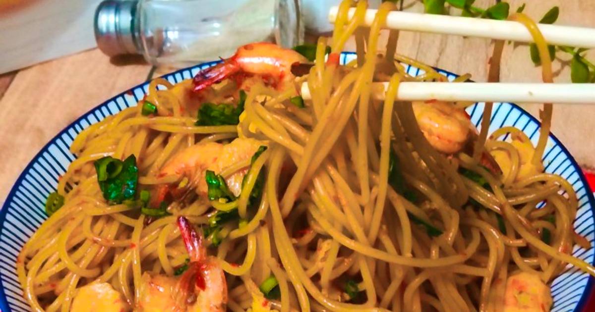 Resep Spaghetti Goreng Seafood oleh Bunda Pashalenko Cookpad