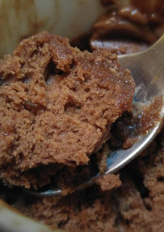 Una foto de Mugcake de nutella
