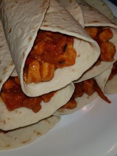 Mexikói-csirkés tortilla recept fotója