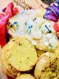FILETES DE BRÓTOLA CON CREMA/NARANJA/ROQUEFORT Y PAPAS A LA MOSTAZA 👏😋😋👏😋😋🤩