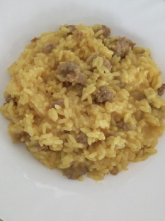 Foto di Risotto con salsiccia e zafferano