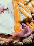 Pizza integral sin levadura