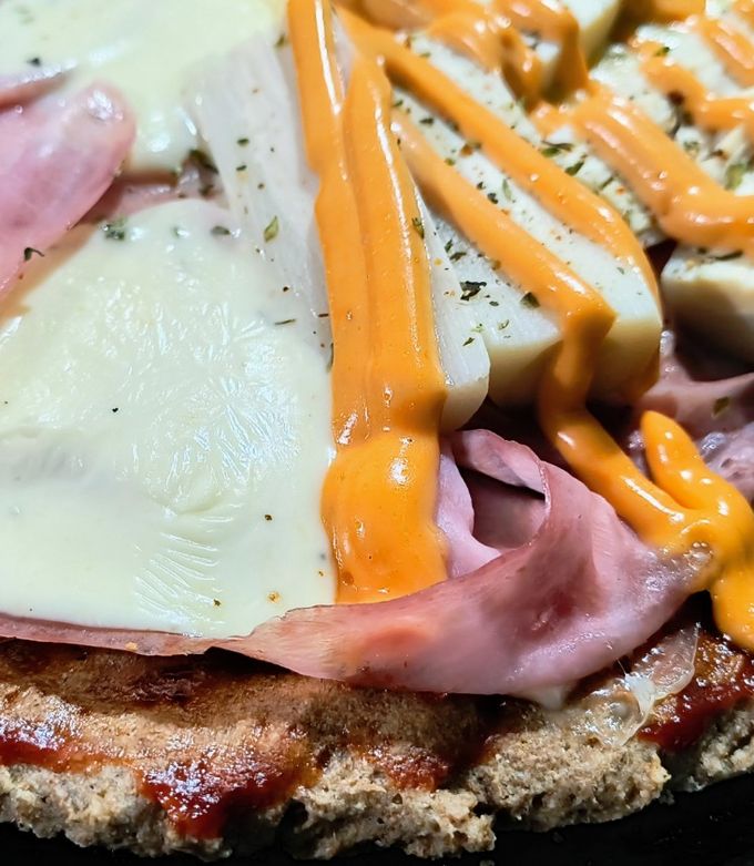 Una foto de Pizza integral sin levadura