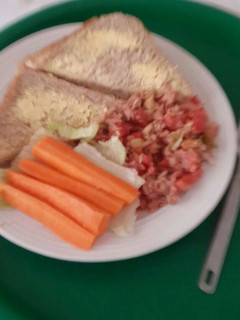 A picture of Simple lunch.