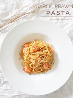 Foto resep Garlic Prawn Pasta