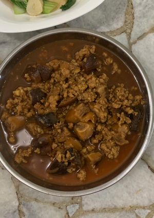 Foto resep Steamed telur dengan daging cincang kecap