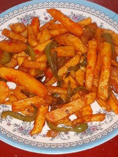 चिली पोटैटो (Chilli potato recipe in hindi) रेसिपी मुख्य फोटो