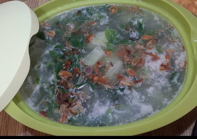 Bobor bayam labu siam