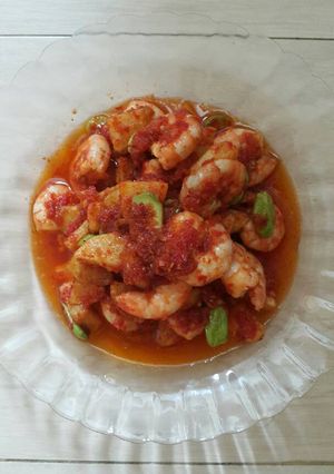 Foto resep Udang kentang Sambal