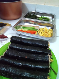 Foto resep Gimbap Beras Merah (Korean Taste)