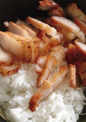 Hình của món Thịt muối chiên (ba chỉ chiên muối).