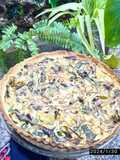 Quiche au chou vert