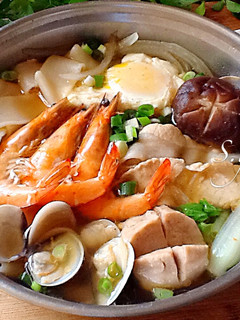 海陸鍋燒麵 的食譜成品照片