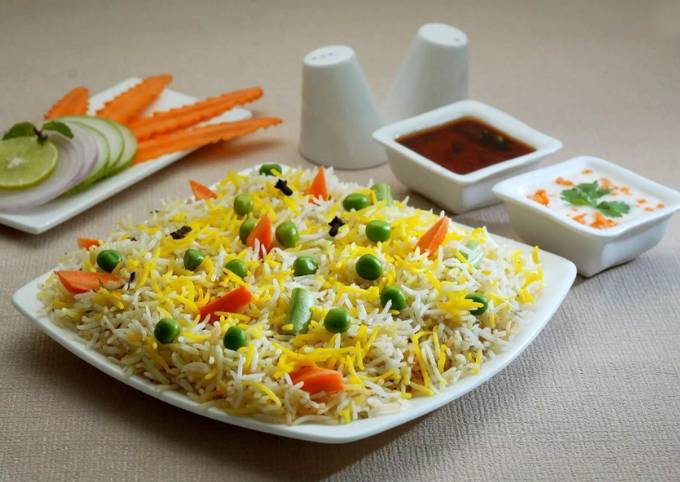 Vegetable Biryani Recipe Card