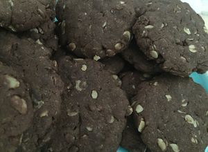 Una foto de Galletas de avena y chocolate - Alergia proteínas leche vaca y soja