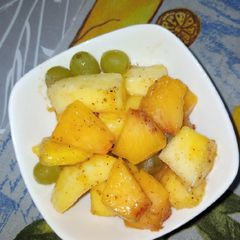 A picture of Three Fruit Chaat.