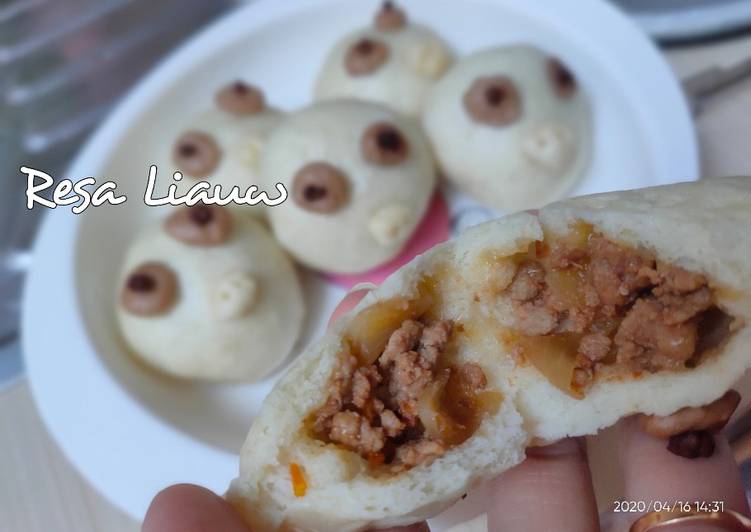 Mini Pao Karakter Isi Daging Sapi