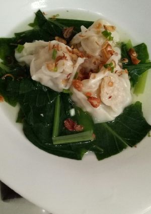 Foto resep Pangsit kuah 😊