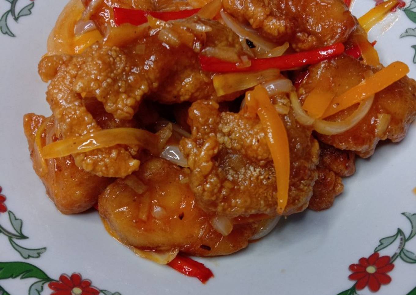 Ayam krispy asam manis