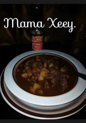 A picture of Beef and Irish soup.