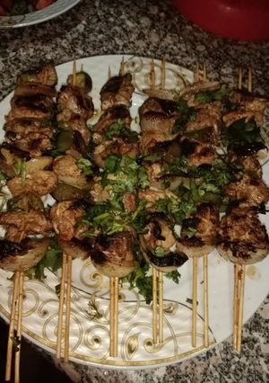 صورة لوصفة شيش طاووق