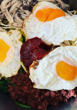 Hình của món Cơm trộn hàn quốc Keto.