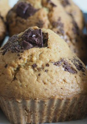 Une photo de Muffin chocolat / beurre de cacahuète