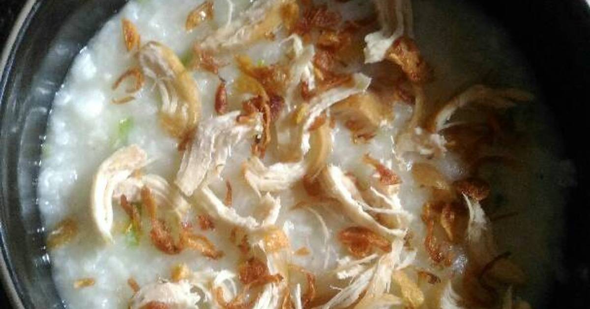Resep Bubur Ayam Ala Chinese Resto Bubur Ayam Canton Oleh Cece Oci Rosyi Cookpad