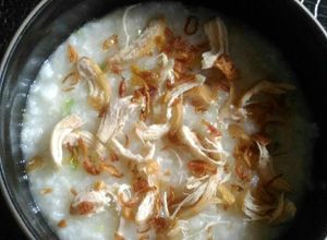 Foto resep Bubur Ayam ala Chinese Resto (Bubur Ayam Canton)