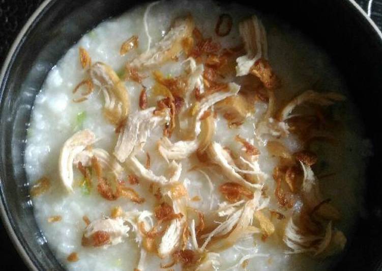 Cara Gampang Menyiapkan Bubur Ayam ala Chinese Resto (Bubur Ayam Canton) Anti Gagal