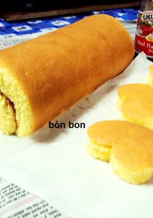 Hình của món Bánh Bông Lan cuộn Mứt trái cây.