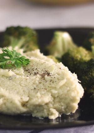 Foto resep Mashed Cauliflower (Vegan)