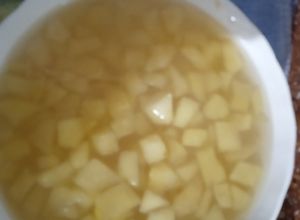 Una foto de Compota de manzana roja