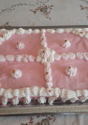 صورة لوصفة تارت بطبقتين بذوقين 🍰🍰🍰