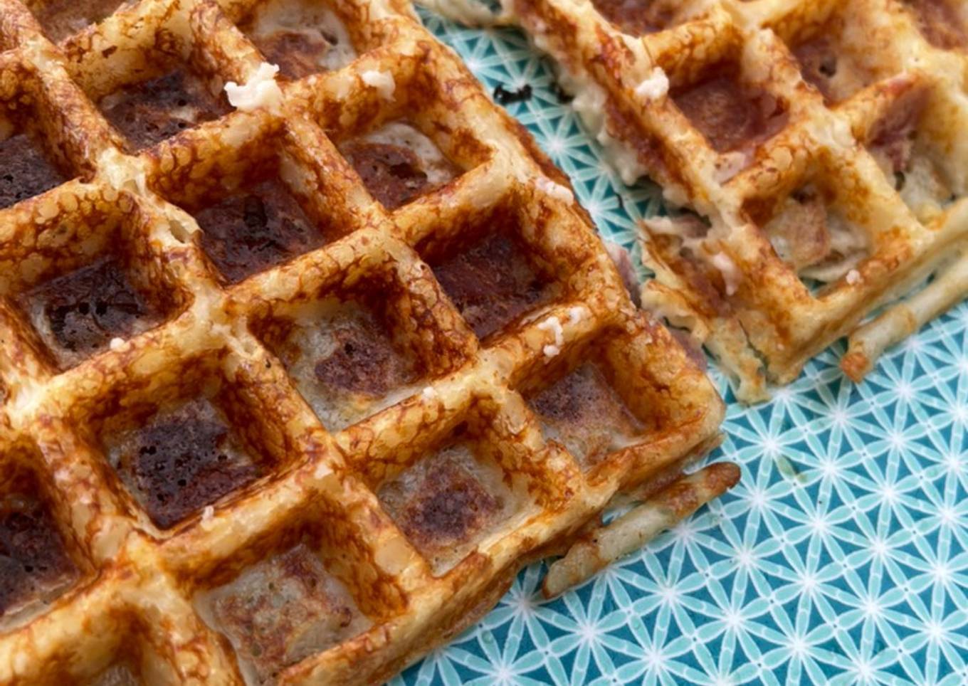Gaufre jambon/gruyère