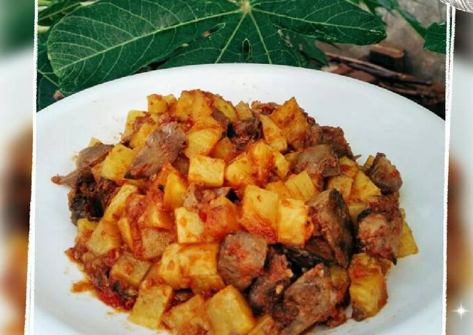 Sambel Goreng Kentang Ati Ampela